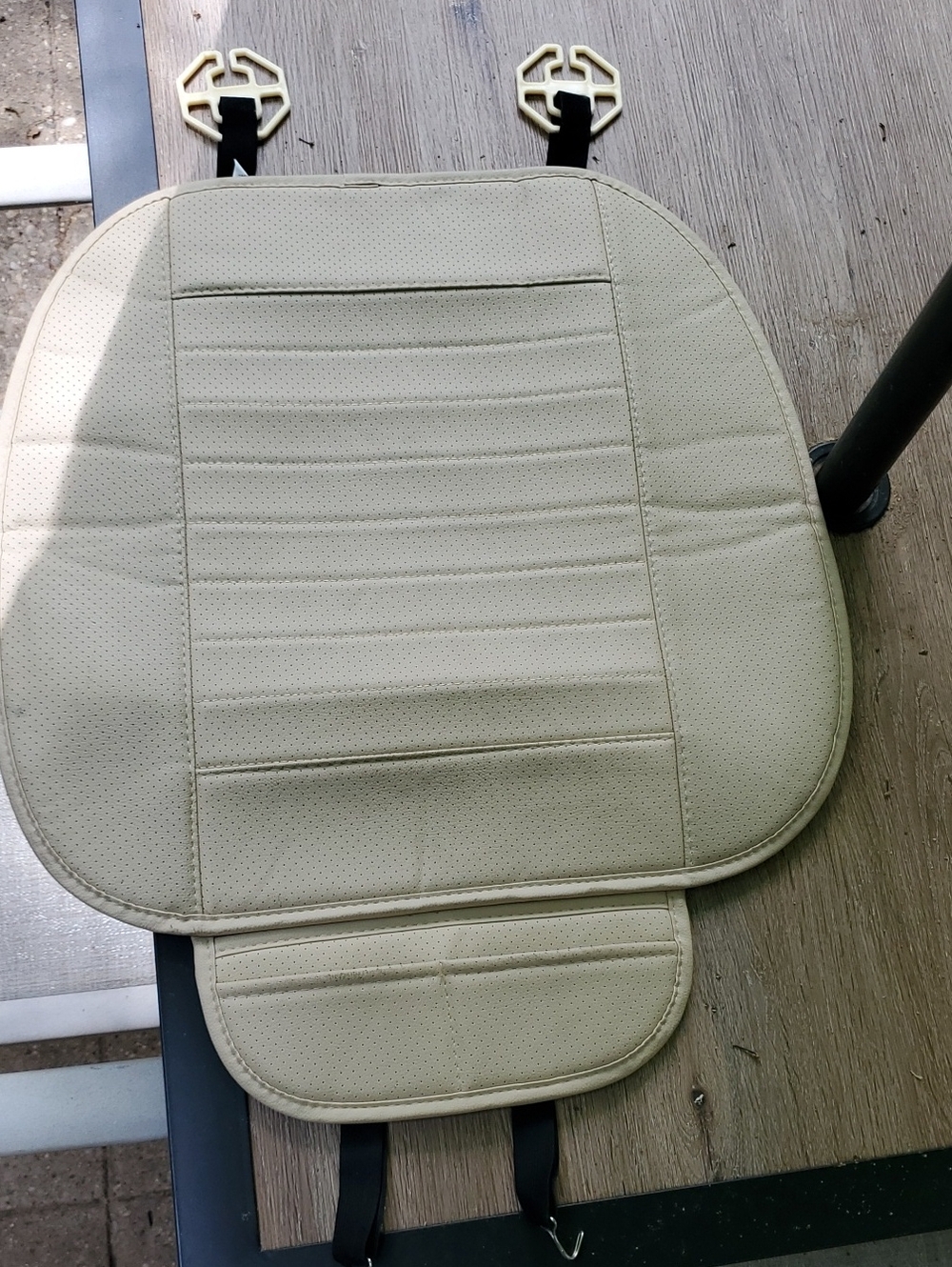 Beige Car Seat Cushion Protector - NEW
